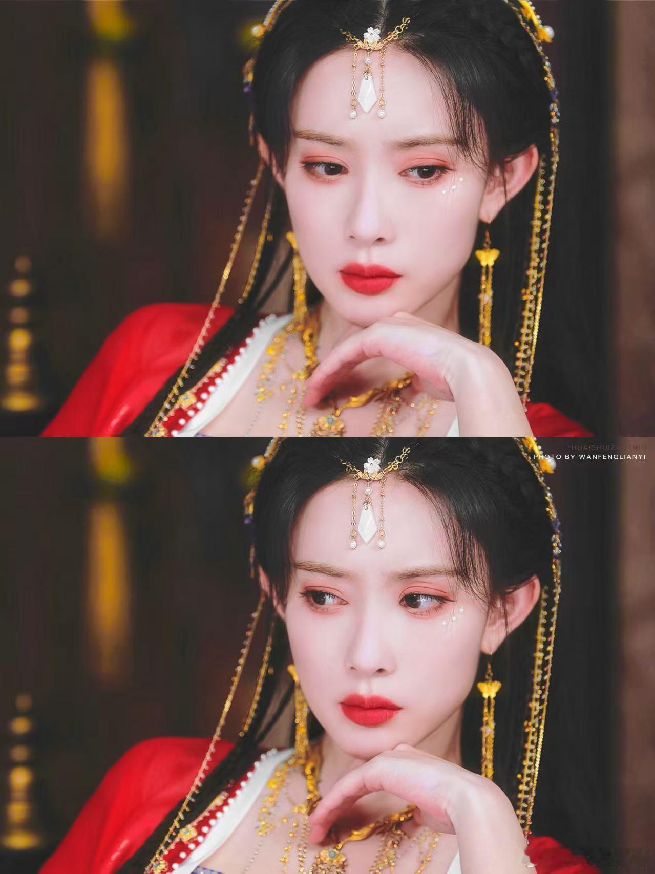 建议抓孟子义去当女儿国国王孟子义倚窗托腮凝望远方，发丝随风轻扬，眉间似有淡淡愁