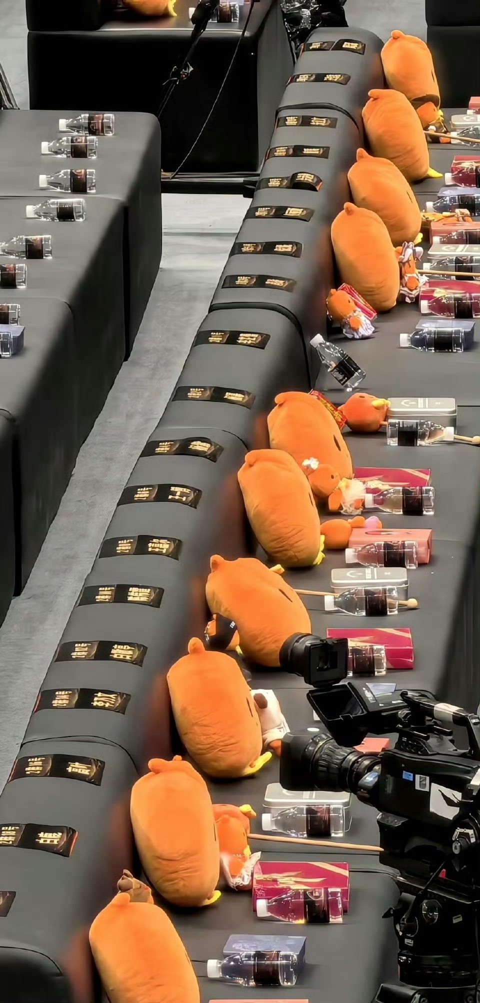 我去，微博之夜座位上的号码是被撕了还是P掉了？谁又在搞事情啊？抢C？