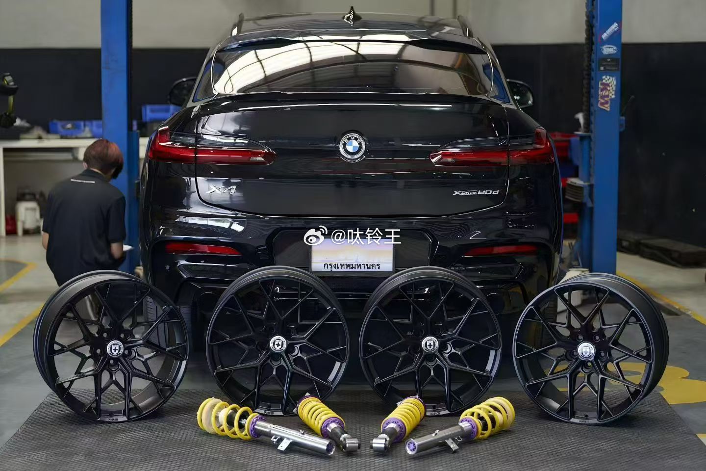 宝马X4升级美国🇺🇸HRE旋压系列FF10黑银现货新5/6/7系/