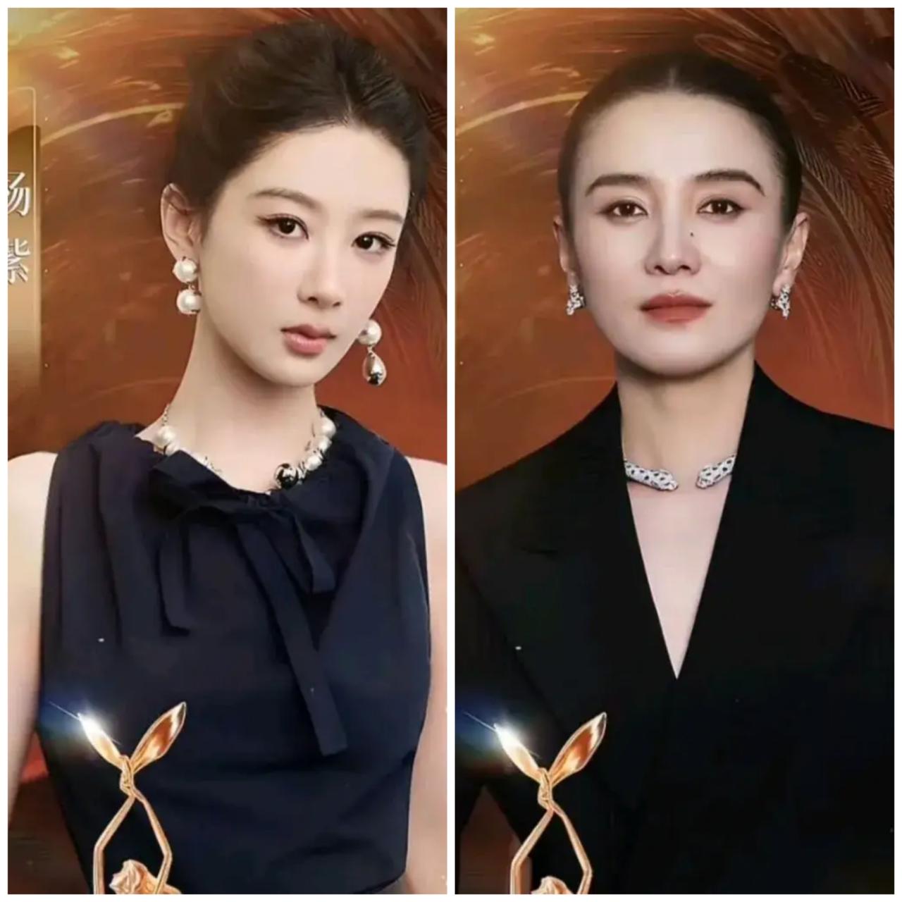 杨紫沉默了。她怎么也没有想到，这次金鹰奖的最佳女主角，本以为胜券在握的，最后