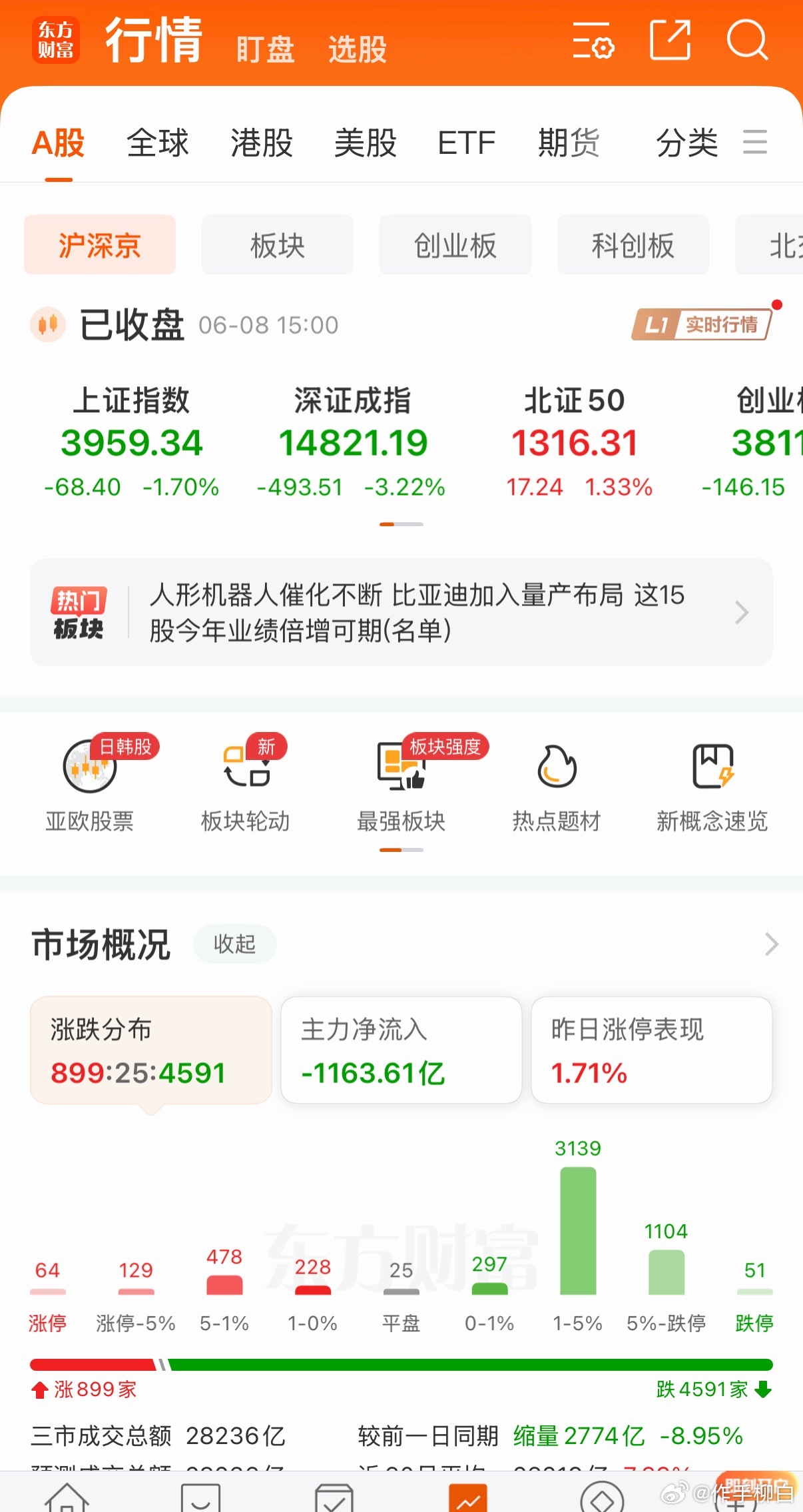 今天都是华尔街之螂