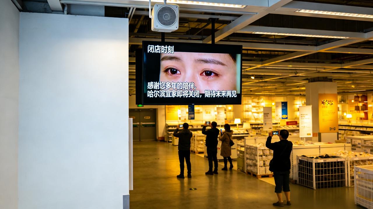 哈尔滨宜家谢幕！闭店广播Hejdå戳泪点，9年温暖成冰城回忆“感谢您惠顾宜