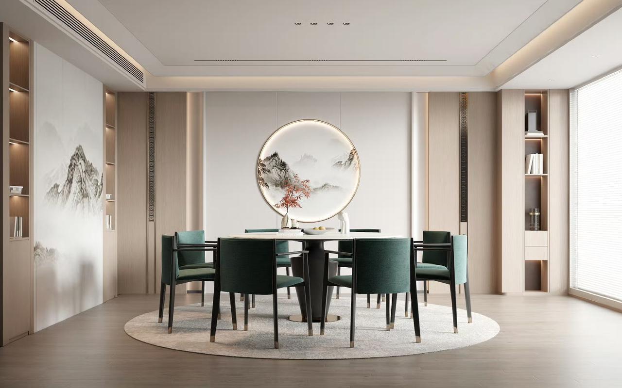 家装丨餐厅设计参考2025年最流行的餐厅设计方案。餐厅装修图纸餐厅平面图设计