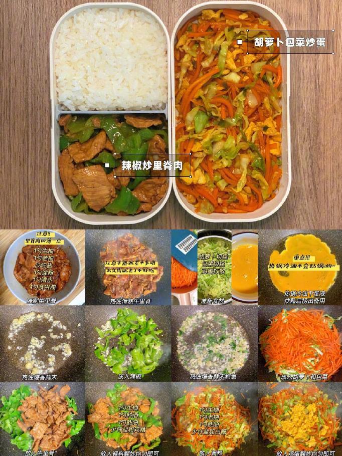 一周工作日午餐便当合集上班带饭不发愁我的宝藏食谱