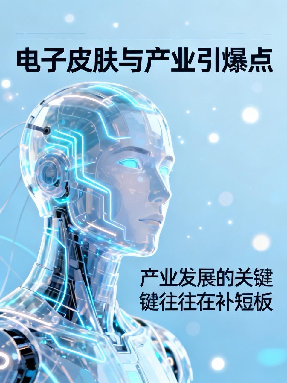 电子皮肤是不是机器人的爆发前夜，现在很难说。但这条新闻有意思的地方，不在于“机