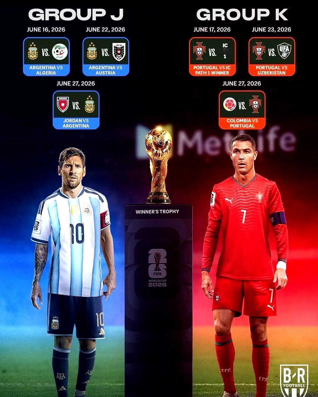 我直接蹦起来了！2026世界杯这分组简直是给梅罗球迷塞了颗“青春炸弹”！现在