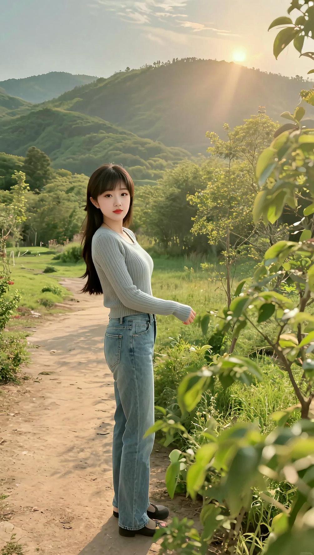 AI田园生活照抖音ai创作