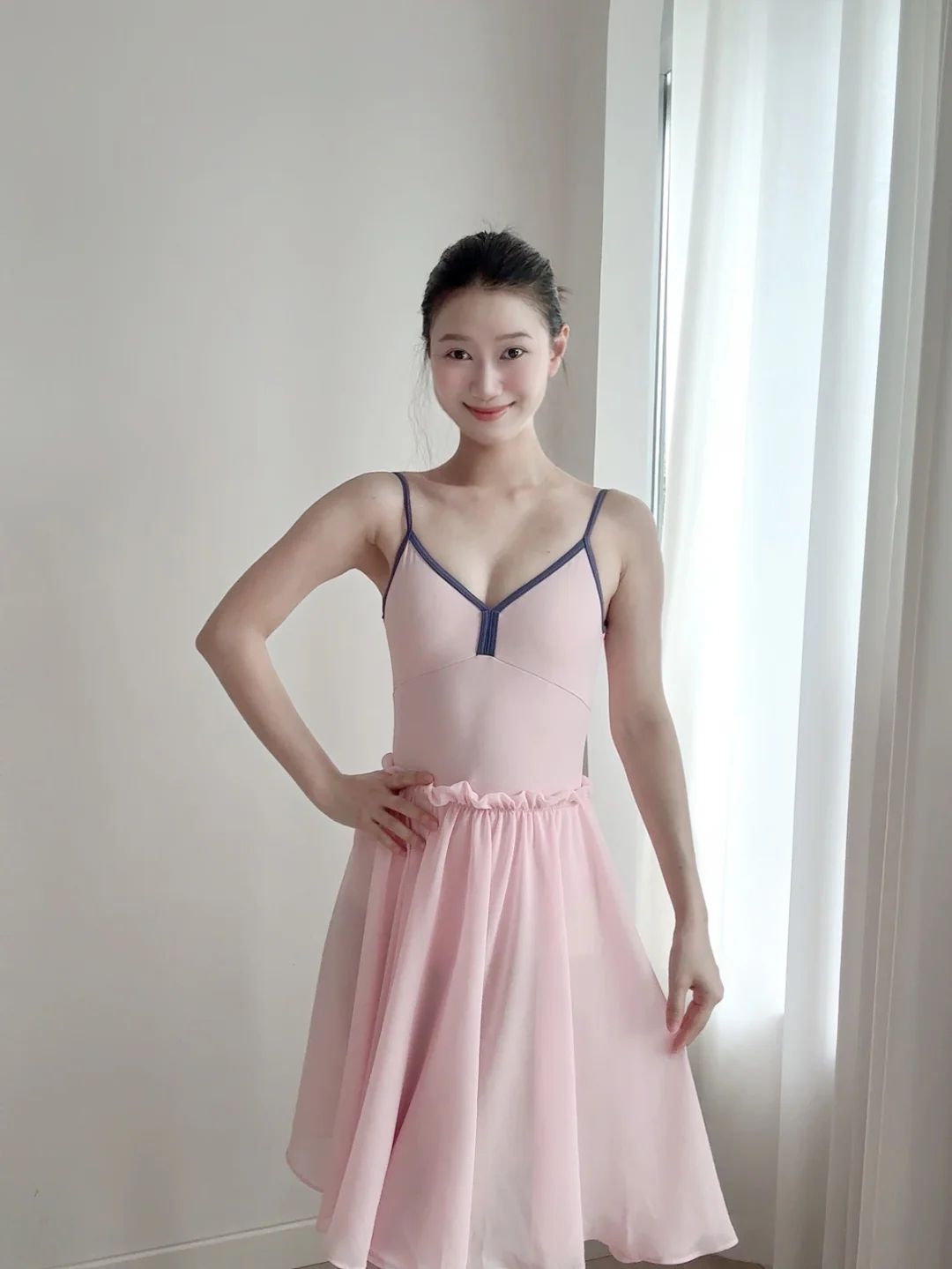 芭蕾舞服穿搭、粉色芭蕾、少女感满满～