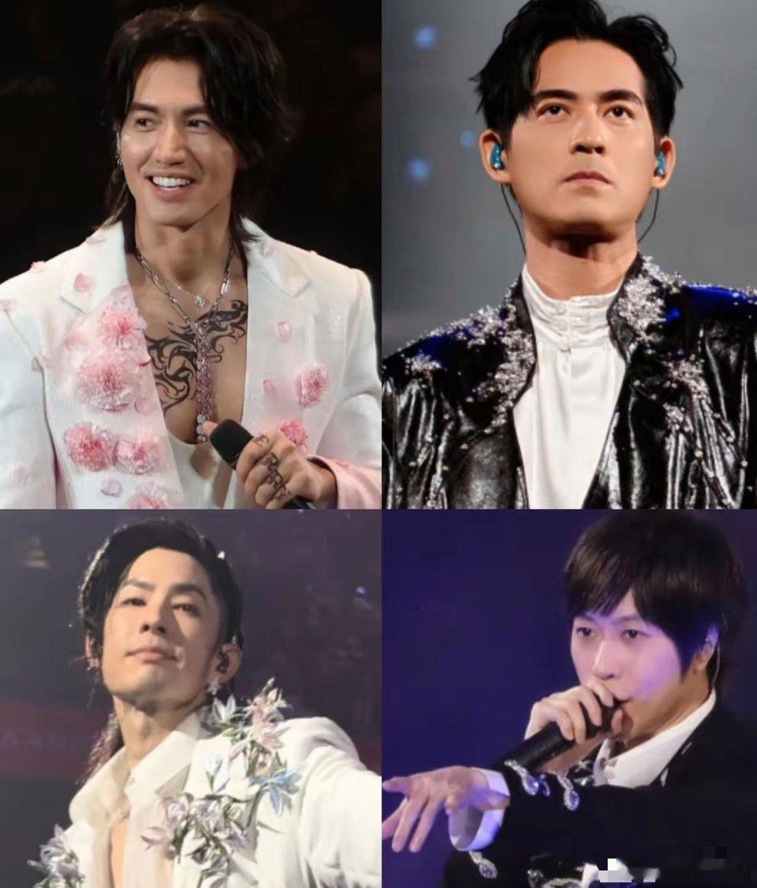 不夸张地说，新F4为了这场演唱会，真的是什么手段都使上了。言承旭一直在秀他的好身