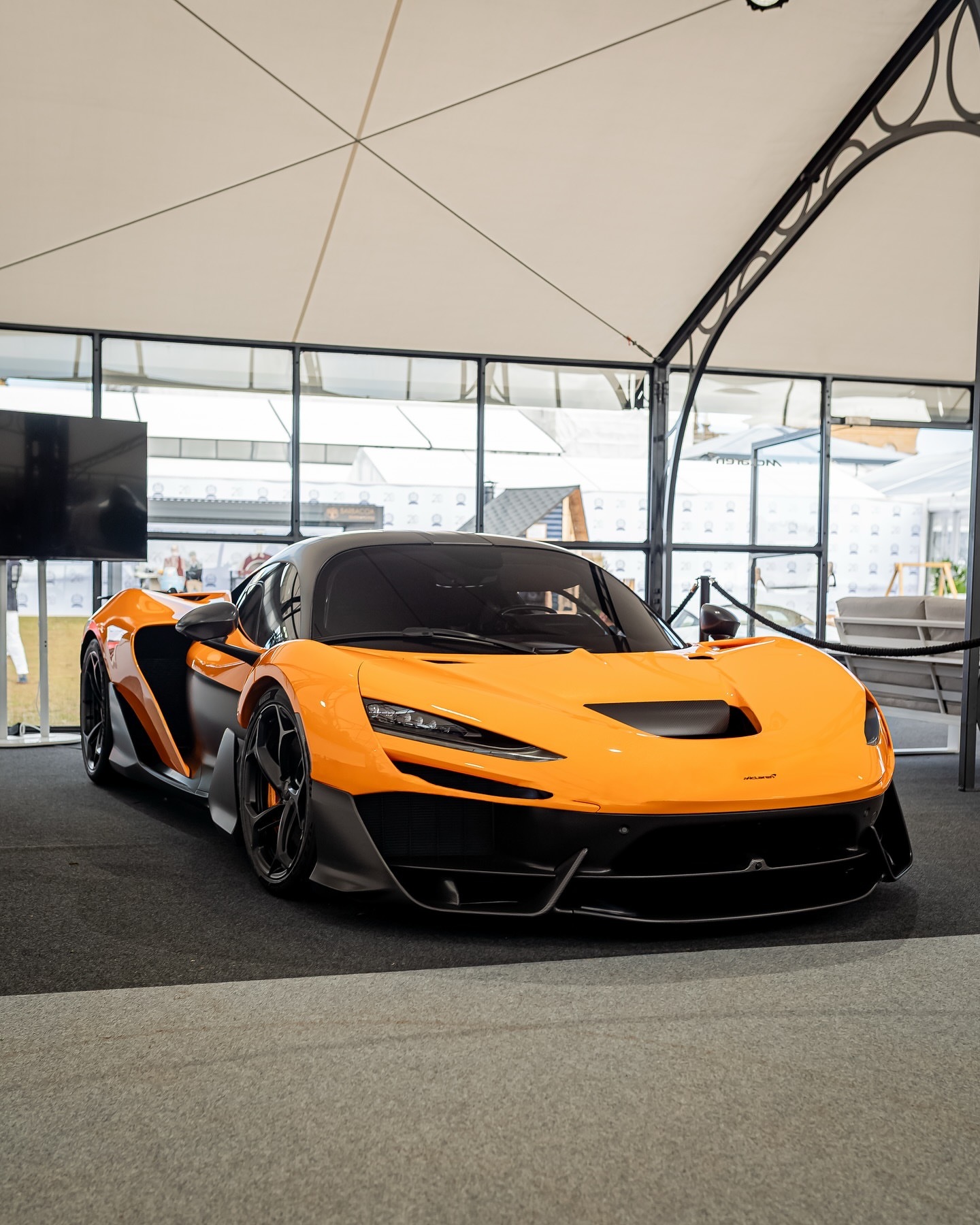 迈凯伦McLarenW1🧡🖤..迈凯伦w1豪车超跑car时尚