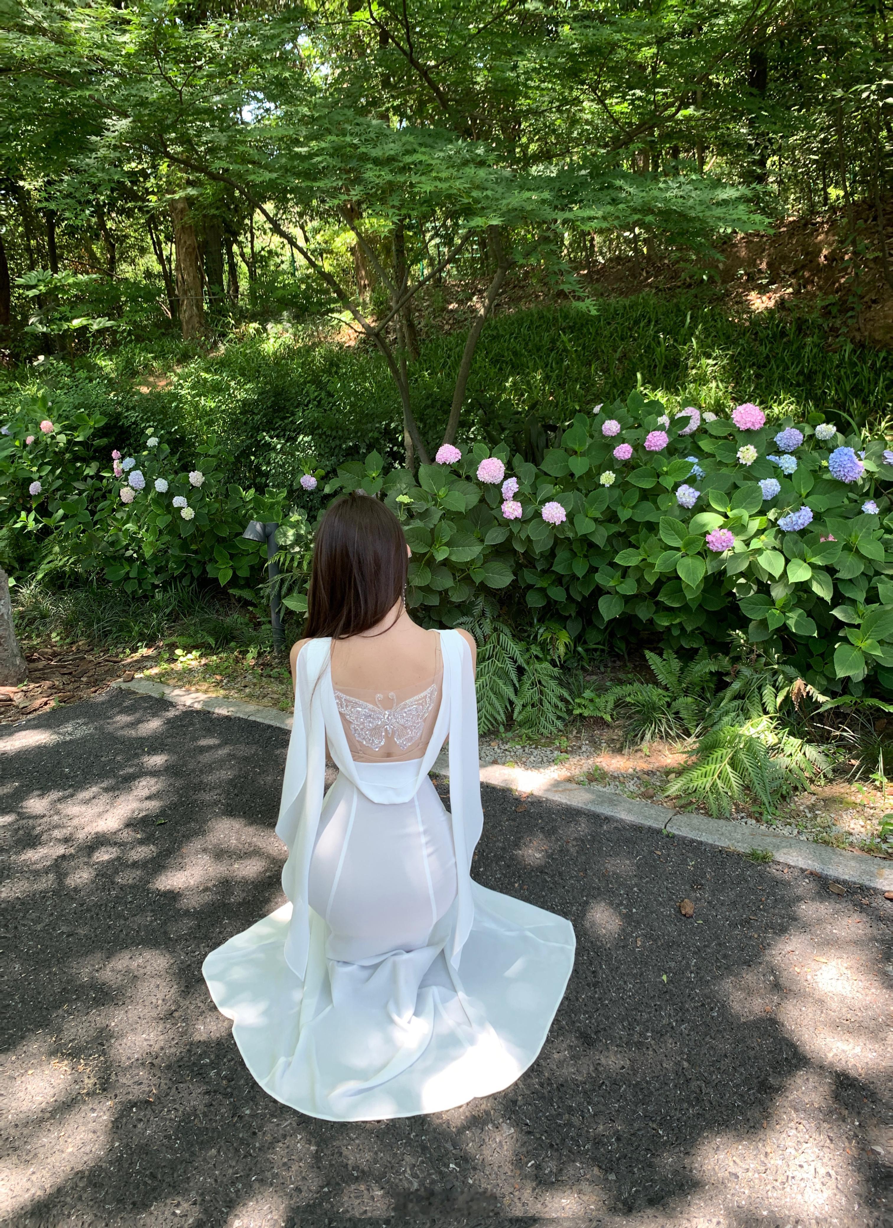 Sheleftyouwithherbackview.🦢好迷人的蝴蝶