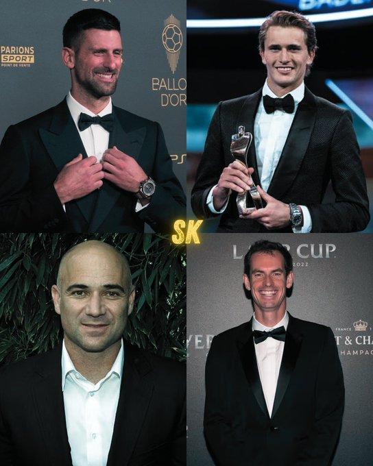ATP历史上拿下大满贯，年终总决赛，大师赛和奥运会的人，↓只有四人：1，阿加