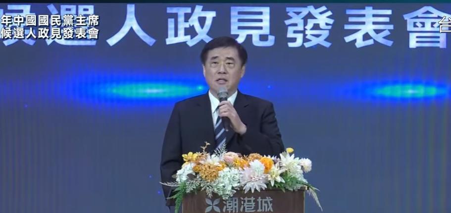 郝龙斌指控“假民调”再次否认和朱立伦“密室协商”国民党主席候选人郝龙斌今