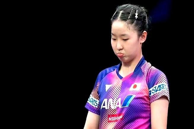 张本美和的眼泪，是天才少女的十字路口。17岁，2025年WTT金奈站包揽女单