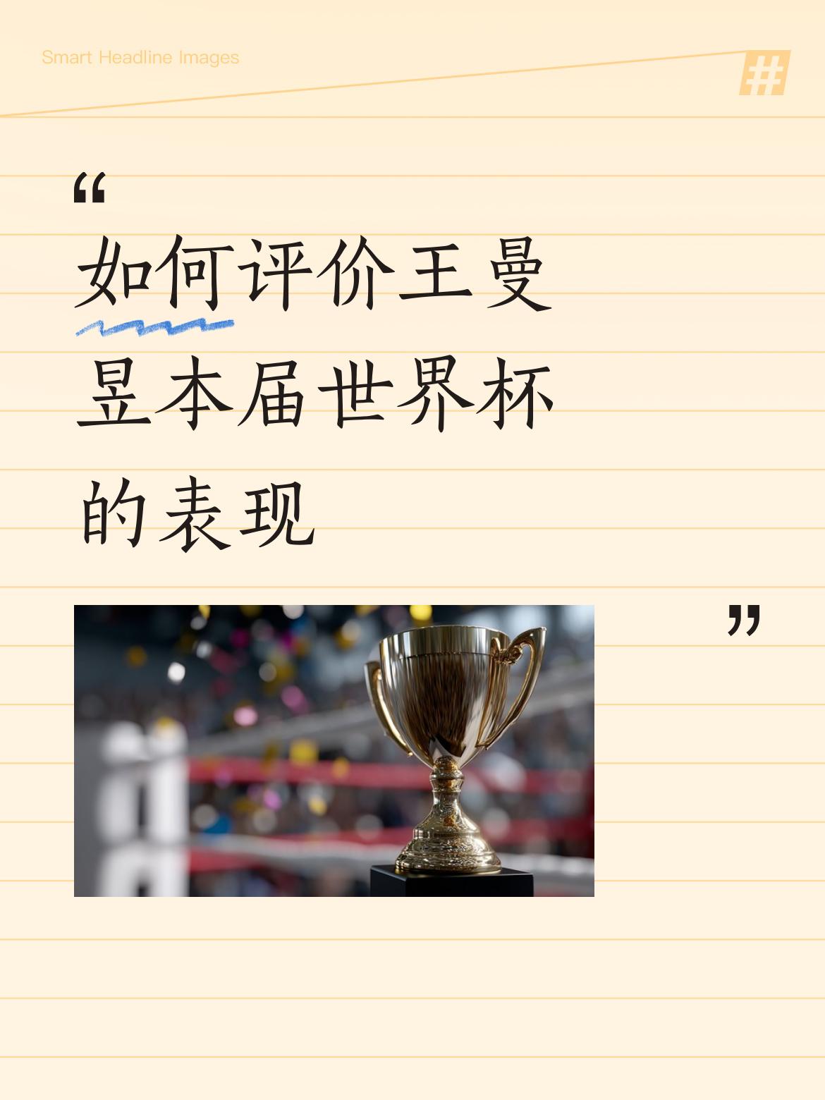 如何评价王曼昱本届世界杯的表现王曼昱这次世界杯的表现真的让人大跌眼镜啊，从开赛到