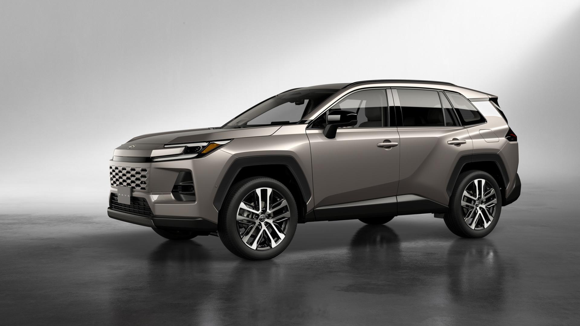 全混动，丰田新一代RAV4第6代RAV4全系混动化，除了HEV混动之外，PHEV