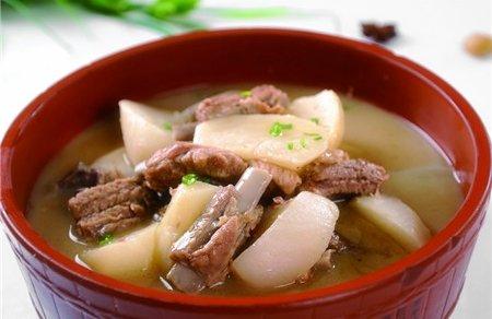产妇通乳食疗食谱5--木瓜雪耳鱼尾汤, 排骨山药汤
