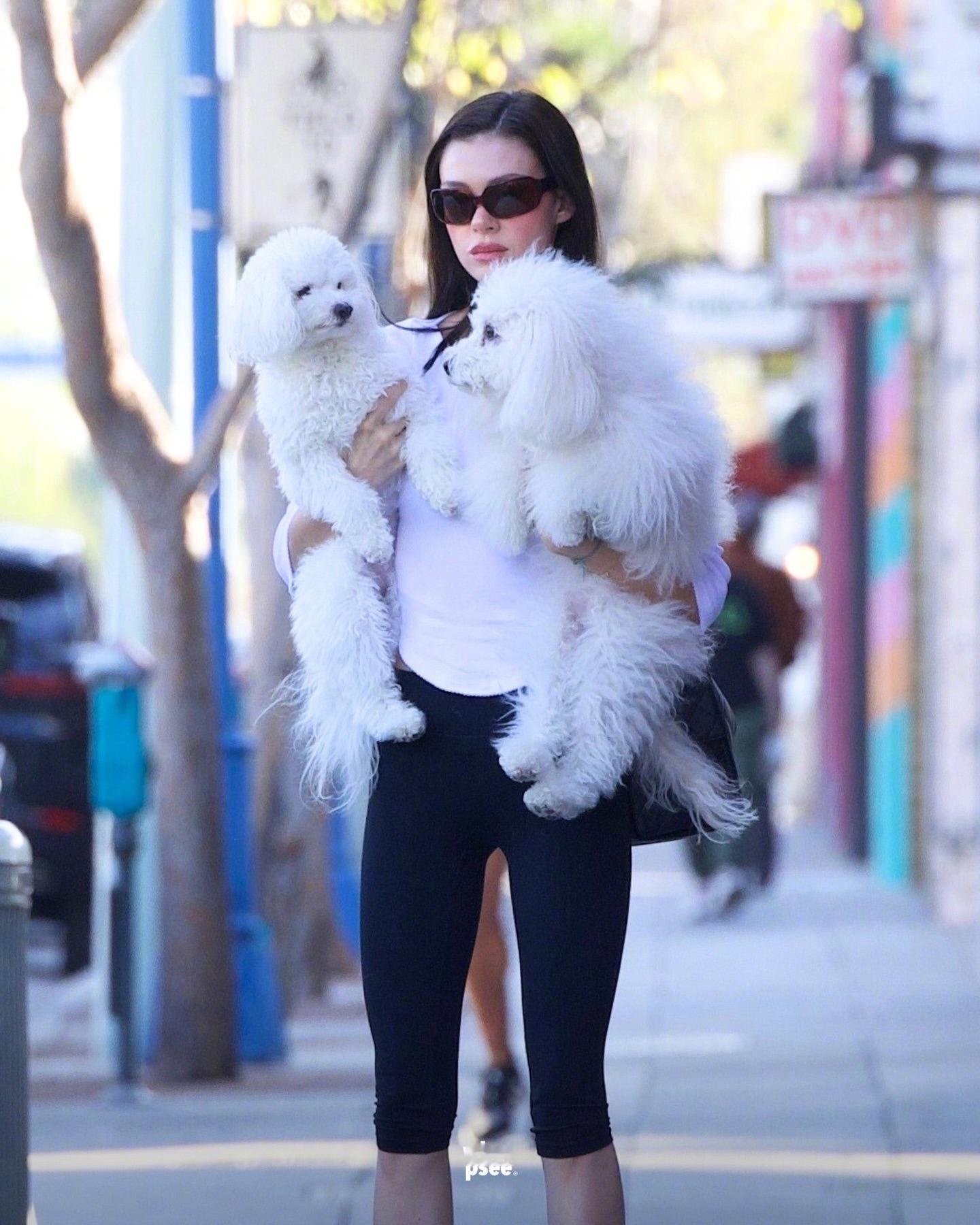 处于舆论风口浪尖的“叉烧布夫妇”布鲁克林·贝克汉姆和尼古拉·贝克汉姆高调亮相比佛