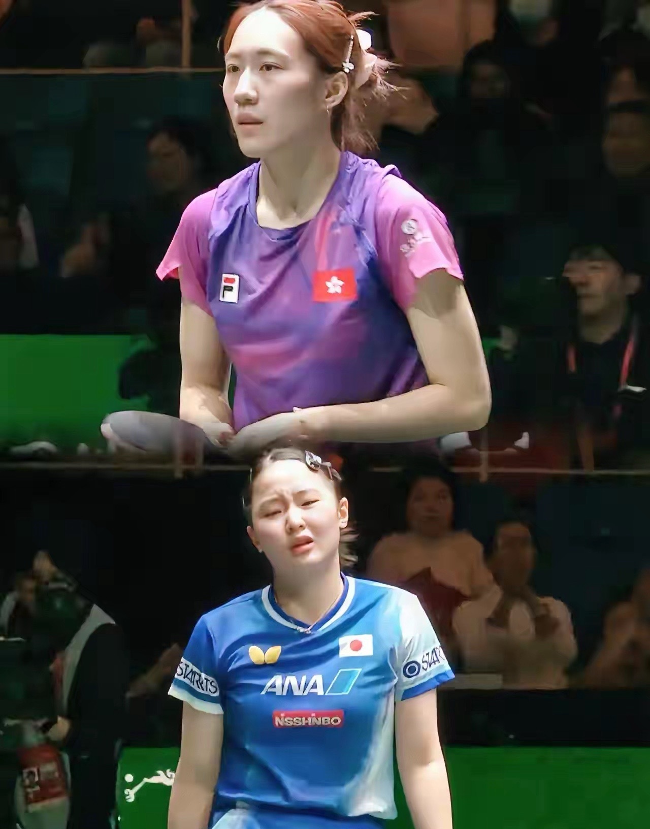 太可惜了！朱成竹虽拼尽全力，1:2输给了张本美和，香港队后续压力拉满！朱成竹今天