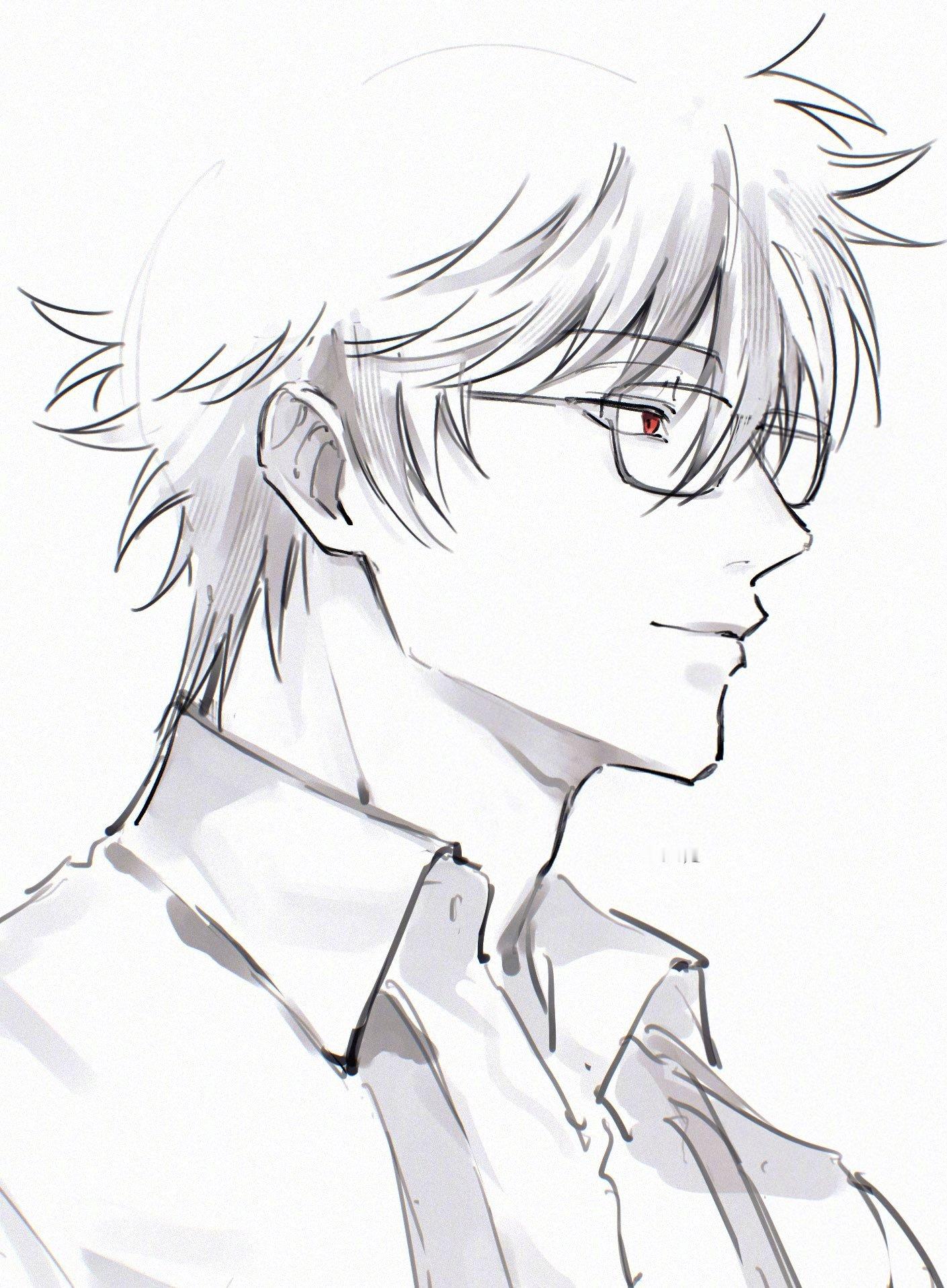 银魂おさつ老师画的银桑真的帅