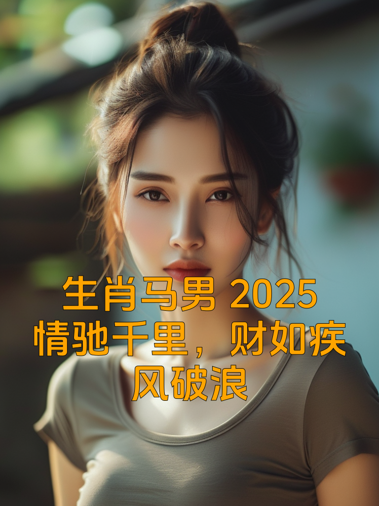 生肖马男2025：情驰千里，财如疾风破浪