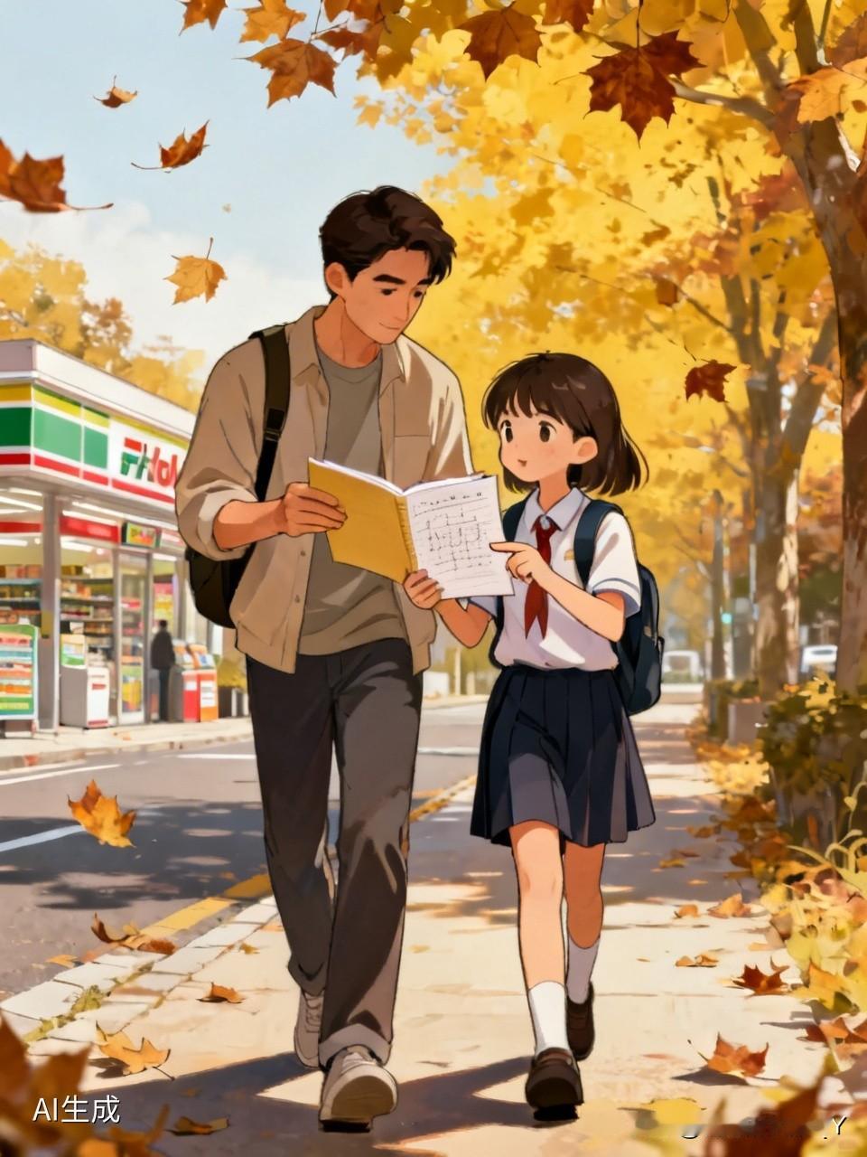 一天，爸爸去学校接女儿放学。回家路上，女儿突然问爸爸：“全世界每个人的头发数量相