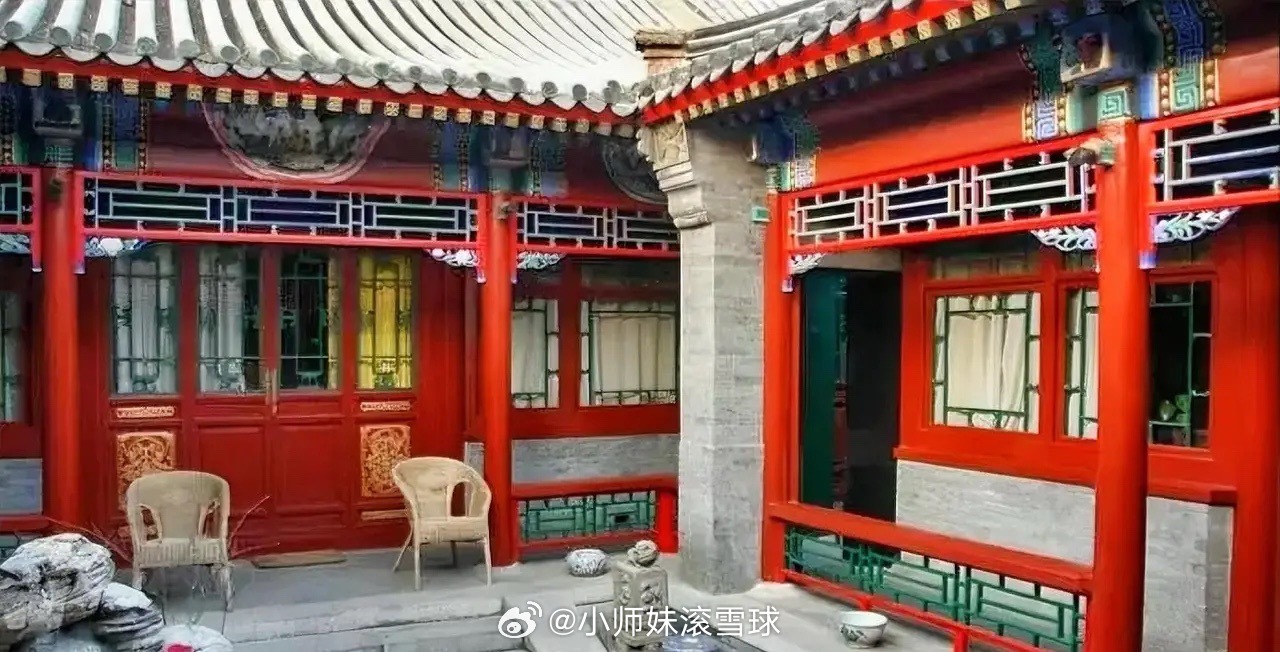 网传张怡宁在北京的四合院，漂亮吧。一直好奇张怡宁在忙些什么。查了一下，发现张怡宁