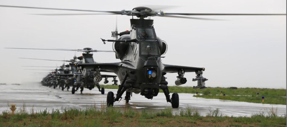 中国人民解放军的武直-10武装直升机除了在1月17日，升空监视美国海军驱逐舰，美