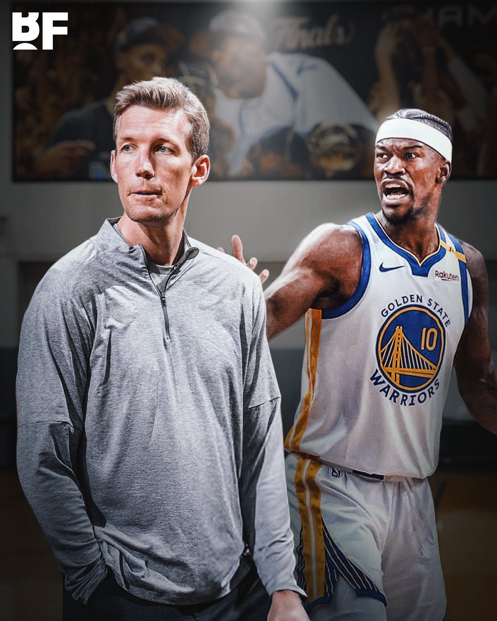 据报道，吉米·巴特勒已联系勇士队管理层，了解他们的计划😶ESPN的那篇文章提