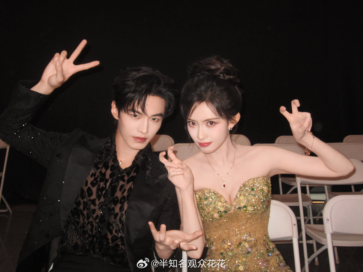 孟姐和她的男主们合照啦孟子义晒与三位男主合照孟子义晒与何与刘学义王弘毅合照​​