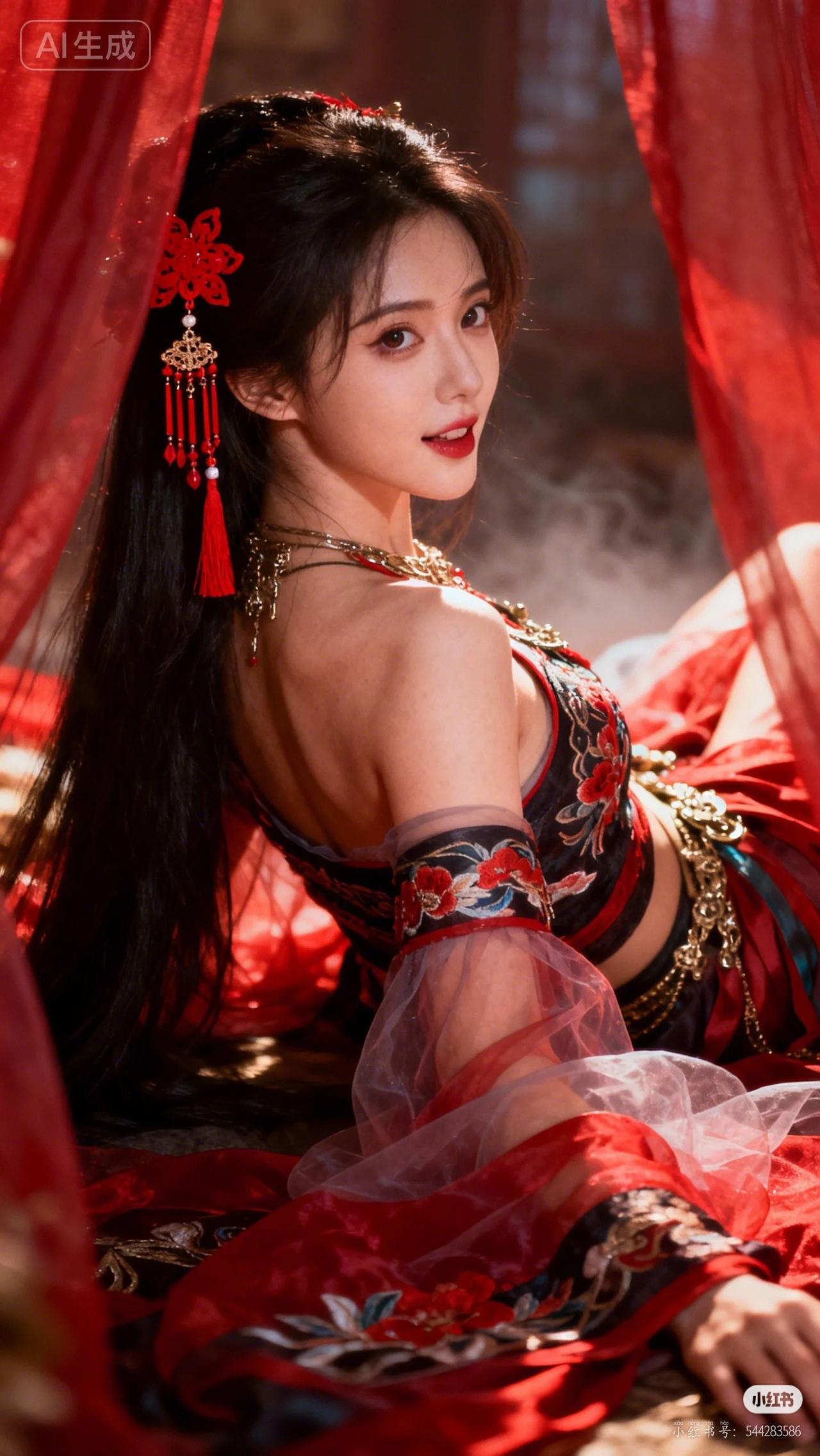 穿着旗袍上街，你能接受吗美女穿搭写真