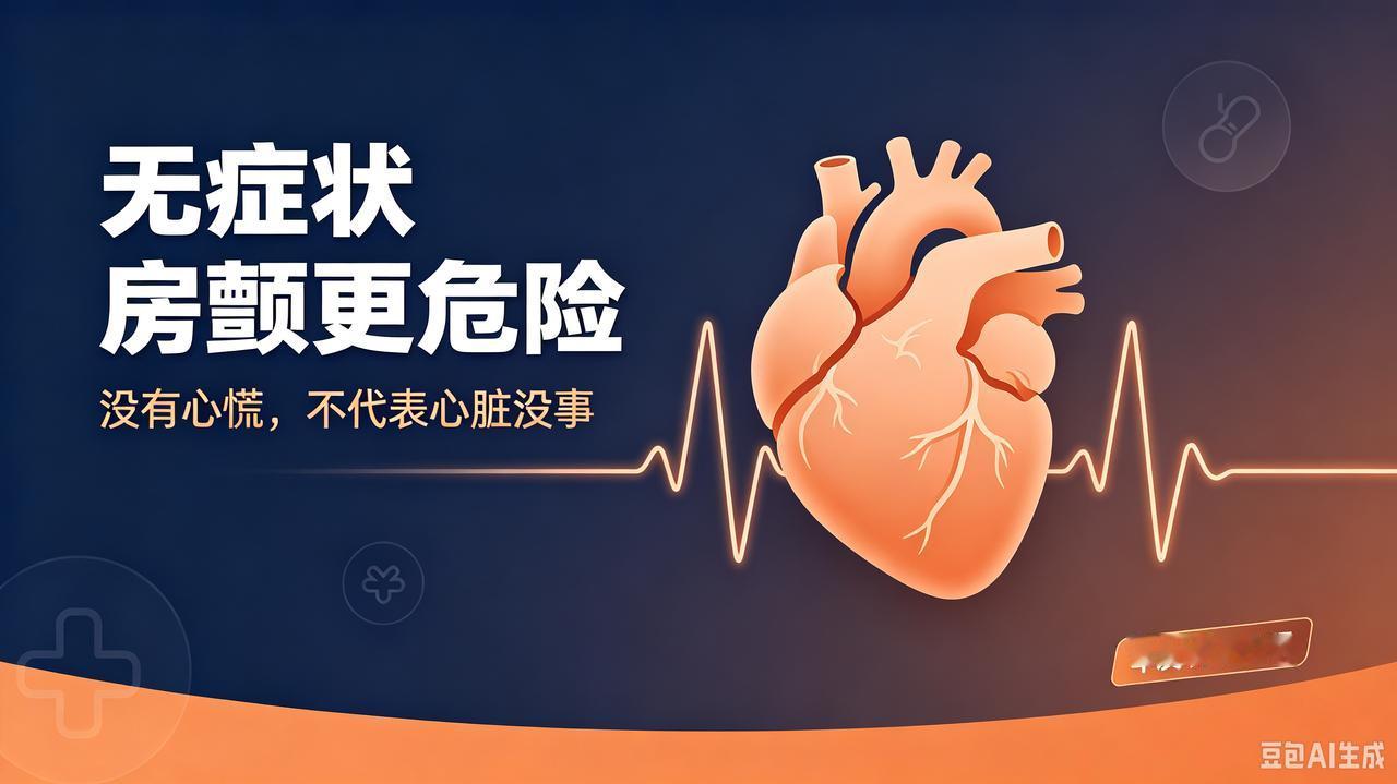 无症状房颤，是藏得最深的心脏杀手很多房颤病友最大的误区：没有心慌、没有难受