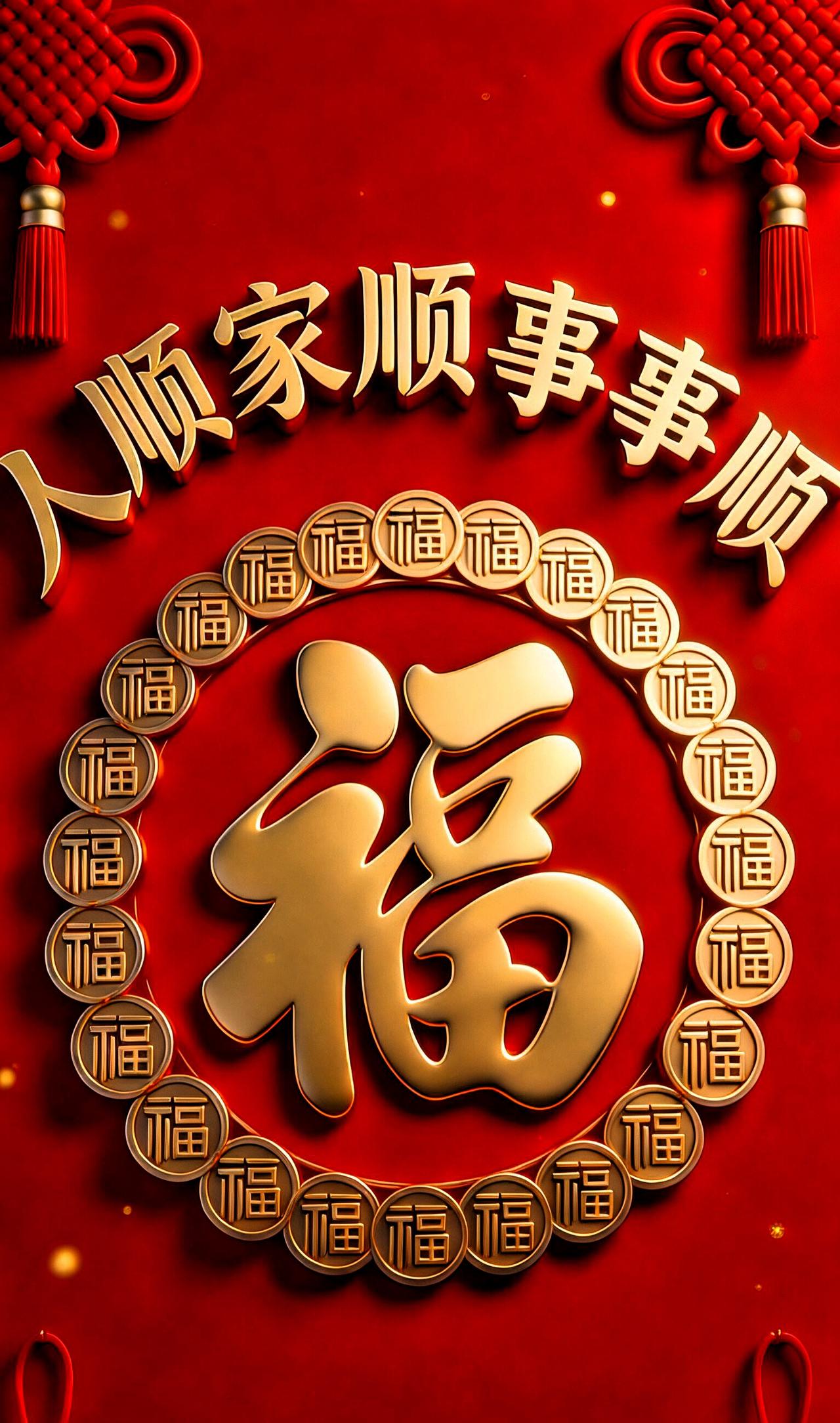 不等明天！今天就接福：我顺，家顺，事事顺！别等明天，也别等以后，就在此刻，