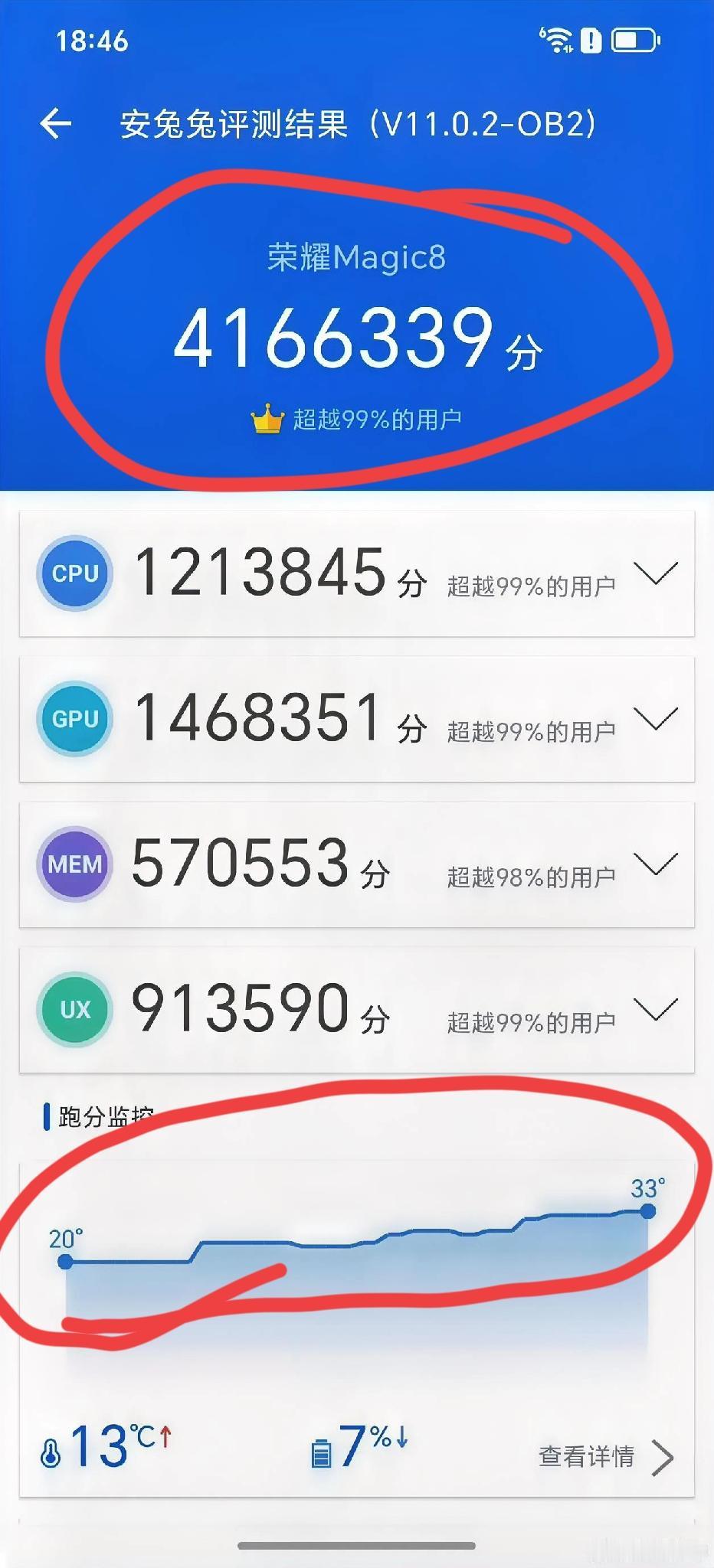 荣耀Magic8跑分首爆，4166339分，还有大电池和超长续航，标准版能当别家