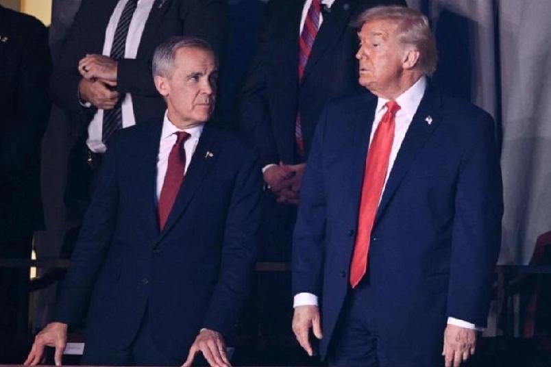 隔空互怼！特朗普恼羞成怒撤邀请，霸权嘴脸藏不住了！1月23日，法新社报道: