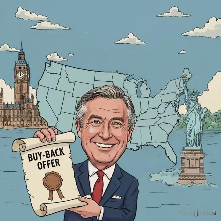 特朗普要格兰陵，英国可以“回购”美国​​1月17日，英国记者皮尔斯·摩根在X