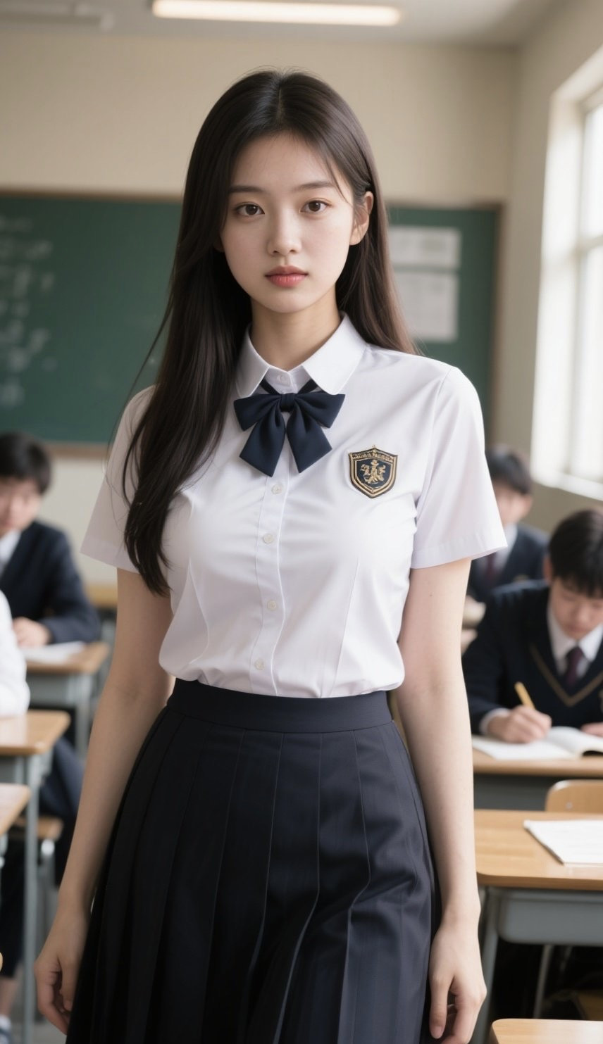 复古风百褶长裙，文艺女神气质佳