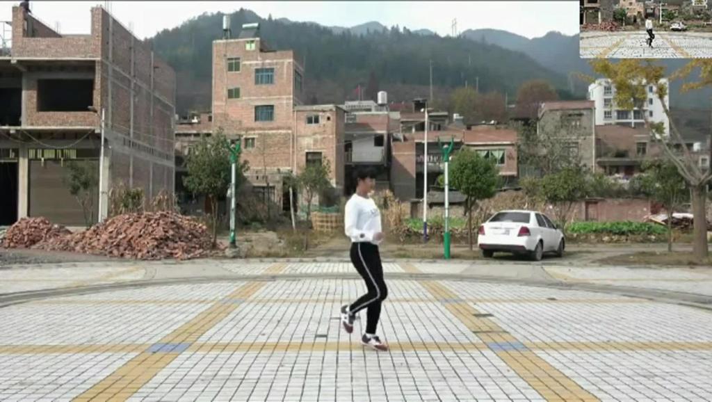 伟子广场舞 健身舞 红红的日子(长绸扇)_土豆视