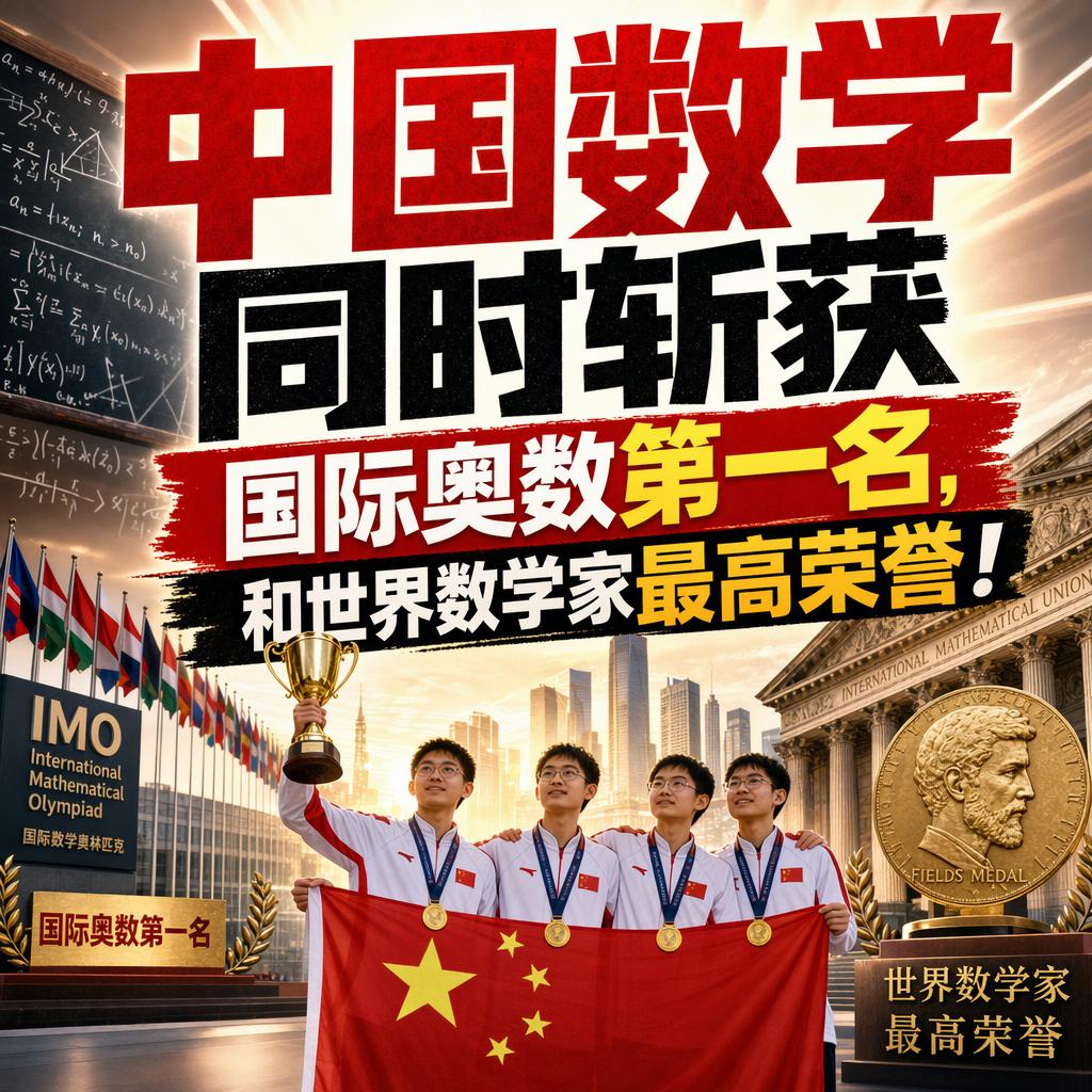 很多人觉得中国学生只是“会考试”，拿再多奥数金牌也出不了世界级数学家。但202