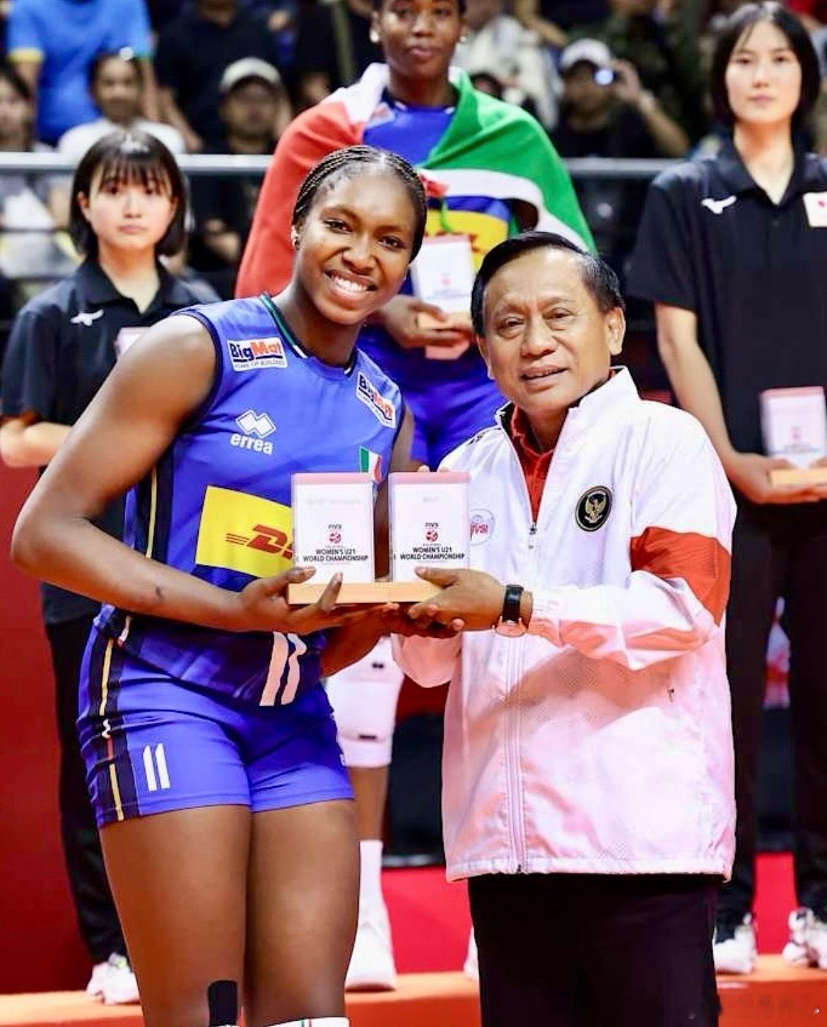 【科内发文祝贺恭喜阿迪格维荣誉U21MVP】2025年u21女排世锦赛决赛结束