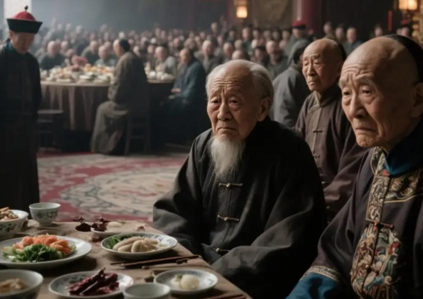 乾隆办千叟宴出了问题，参会老寿星接连去世，和珅出个高招解了围清代乾隆朝的“千叟