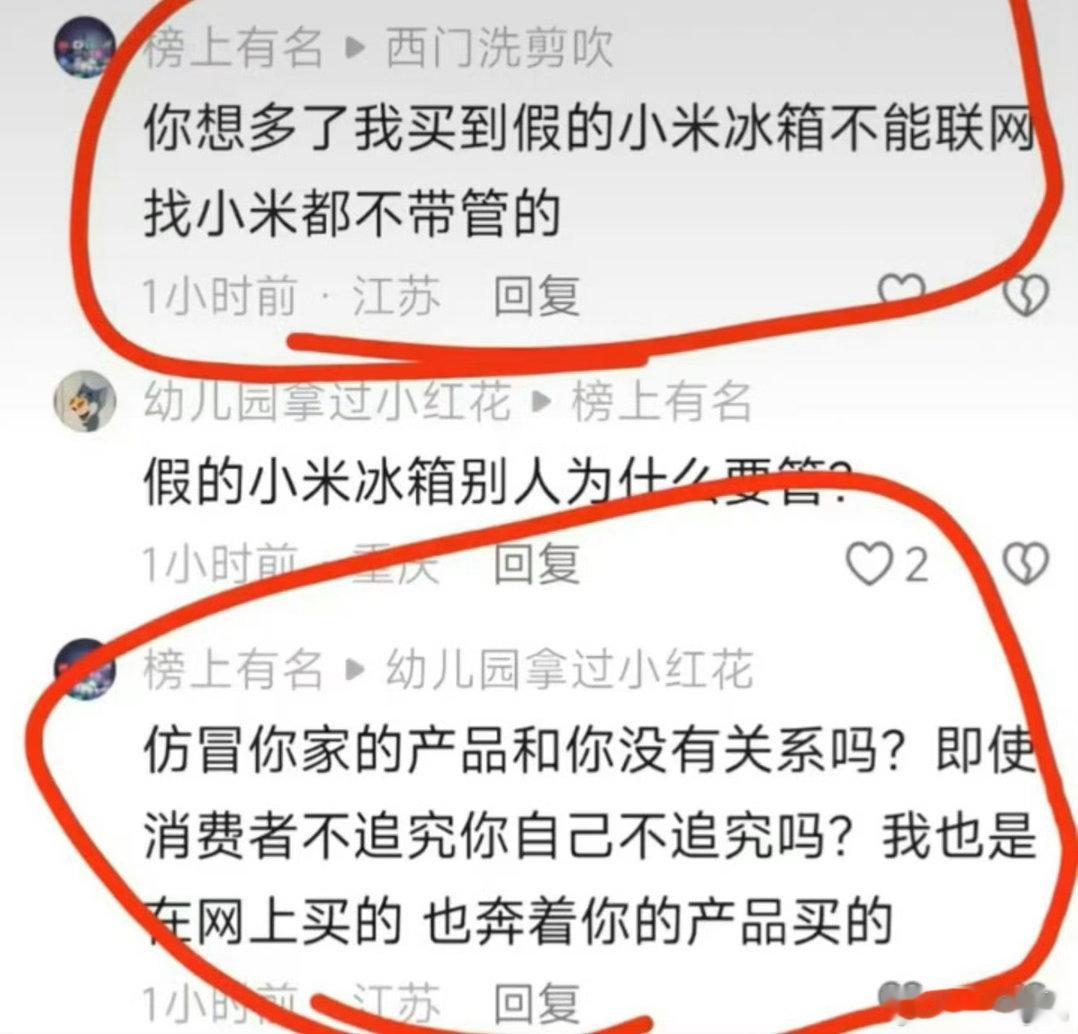 小米真可怜，被人抄袭，结果别人的假品被人买了，还要挨顾客投诉