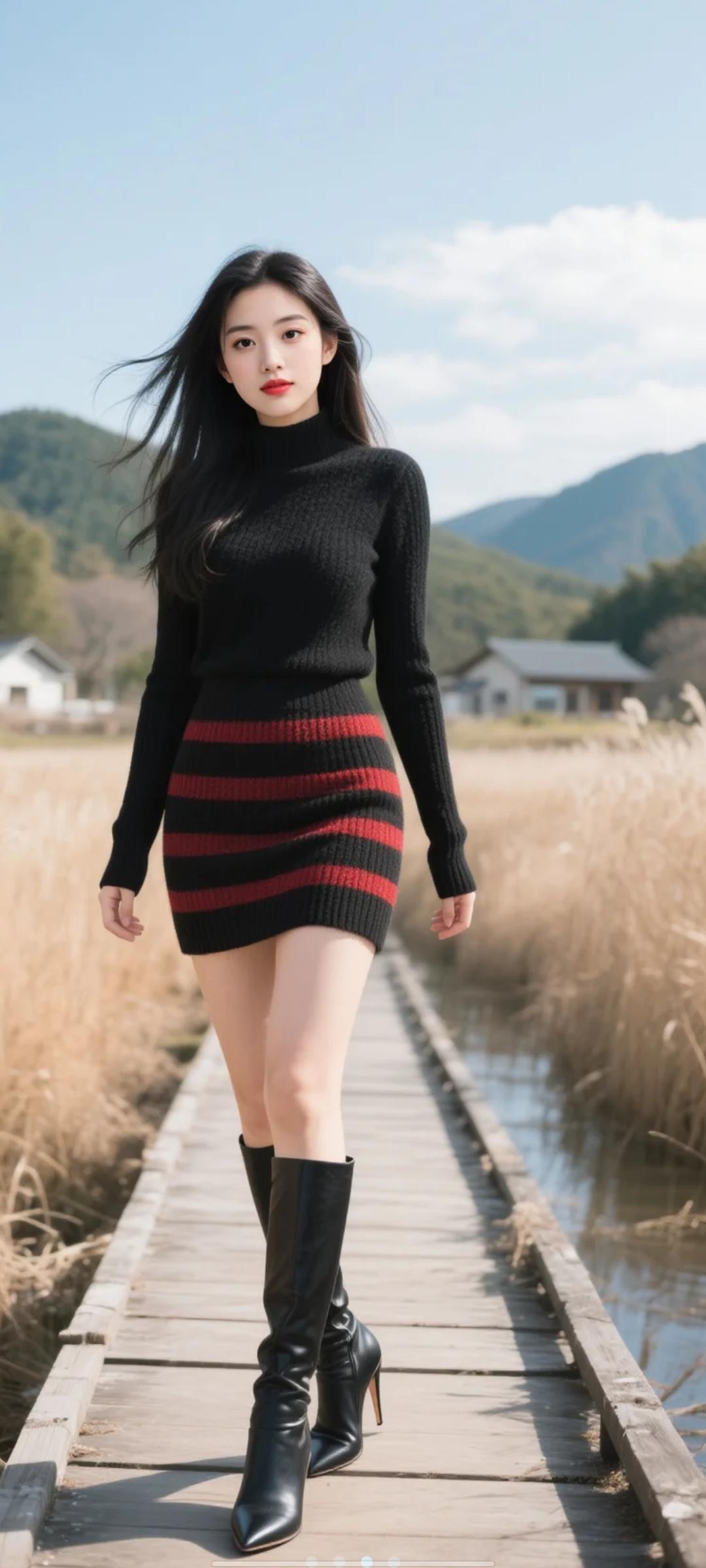 过膝长筒靴，尝试一下？