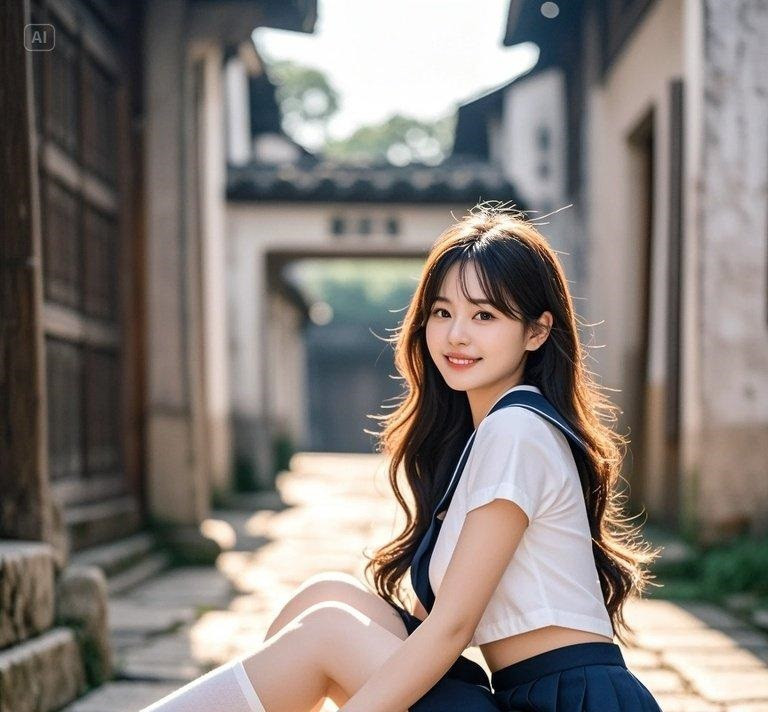 她的每一个动作都像是精心设计的艺术品
