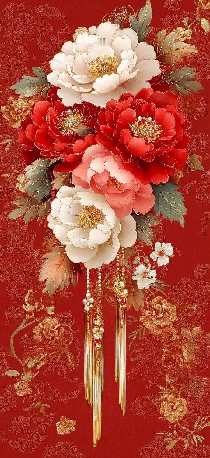 国风开运牡丹国运昌盛​​​​