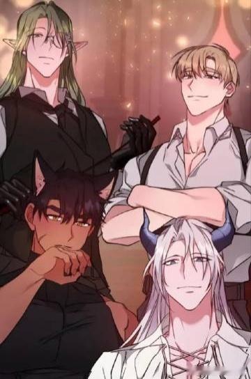 #龙堡秘爱#《龙堡秘爱》1-36话完结＋外传人外4v1！漫画看评：里兹的入职合同：留守古堡，给远古龙
