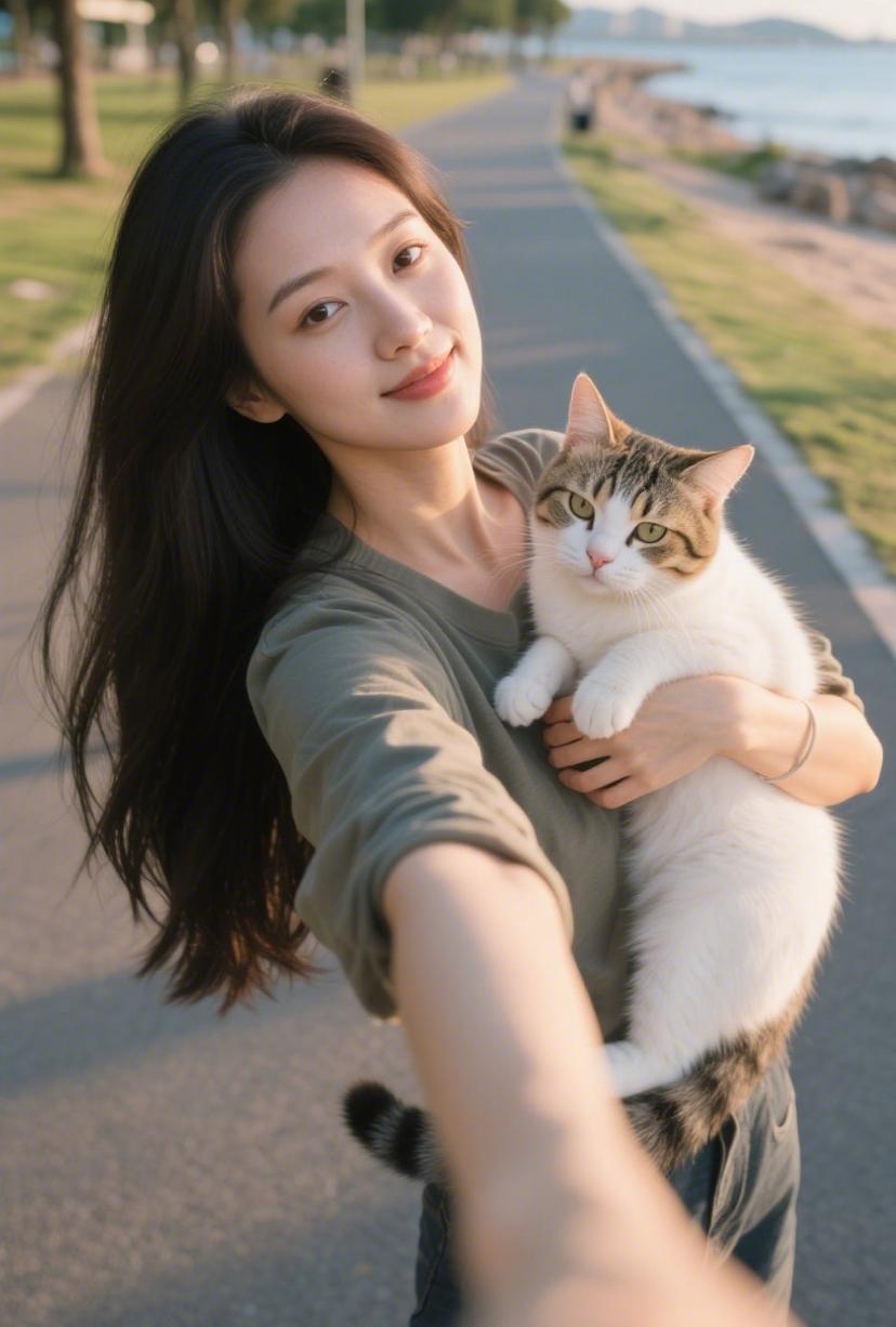 不是小可爱,我还不带你出来见世面呢?养只爱你的猫,其实