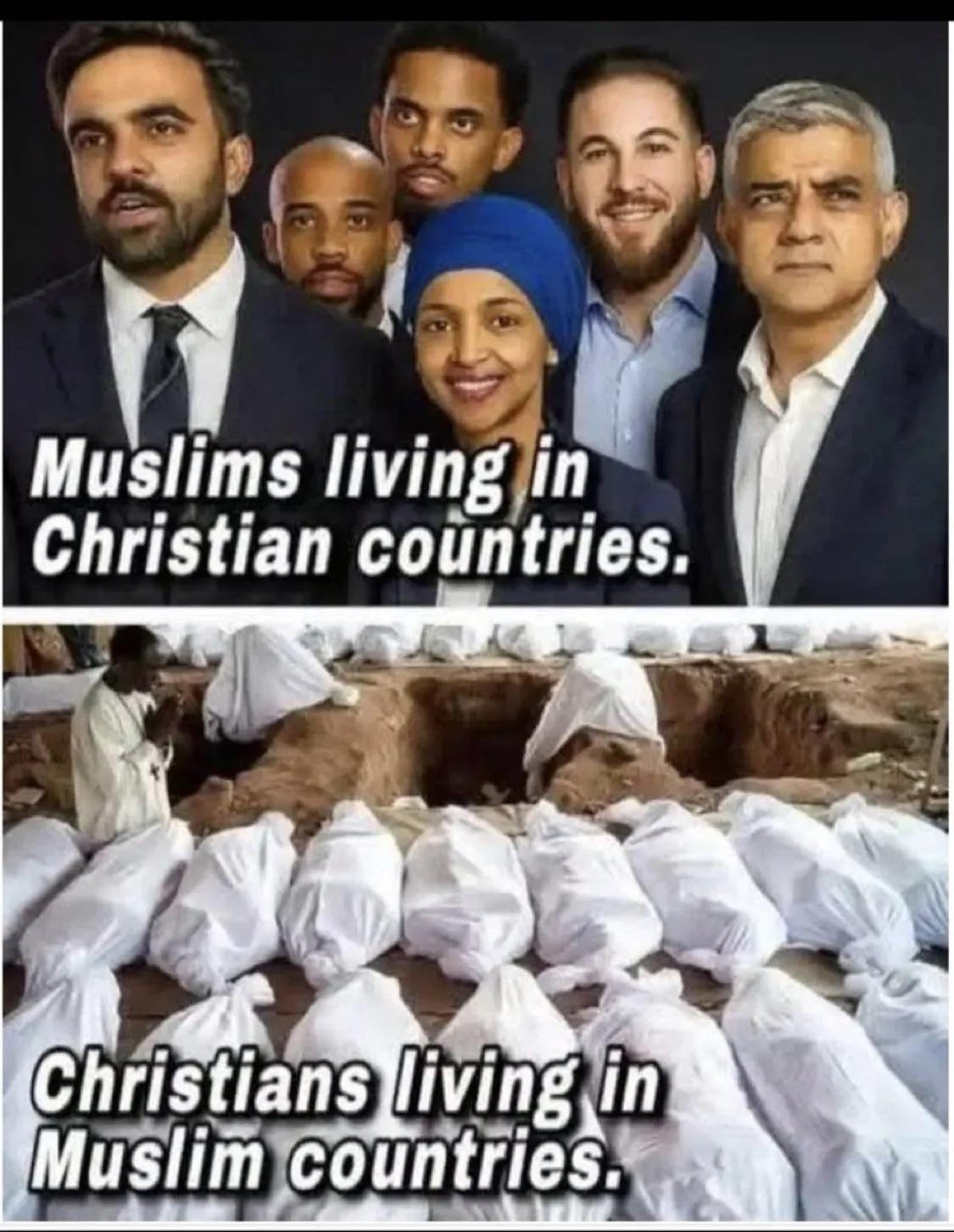 生活在基督教国家的穆斯林混得风生水起，不是当国会议员就是当市长，开始逐步掌握国家