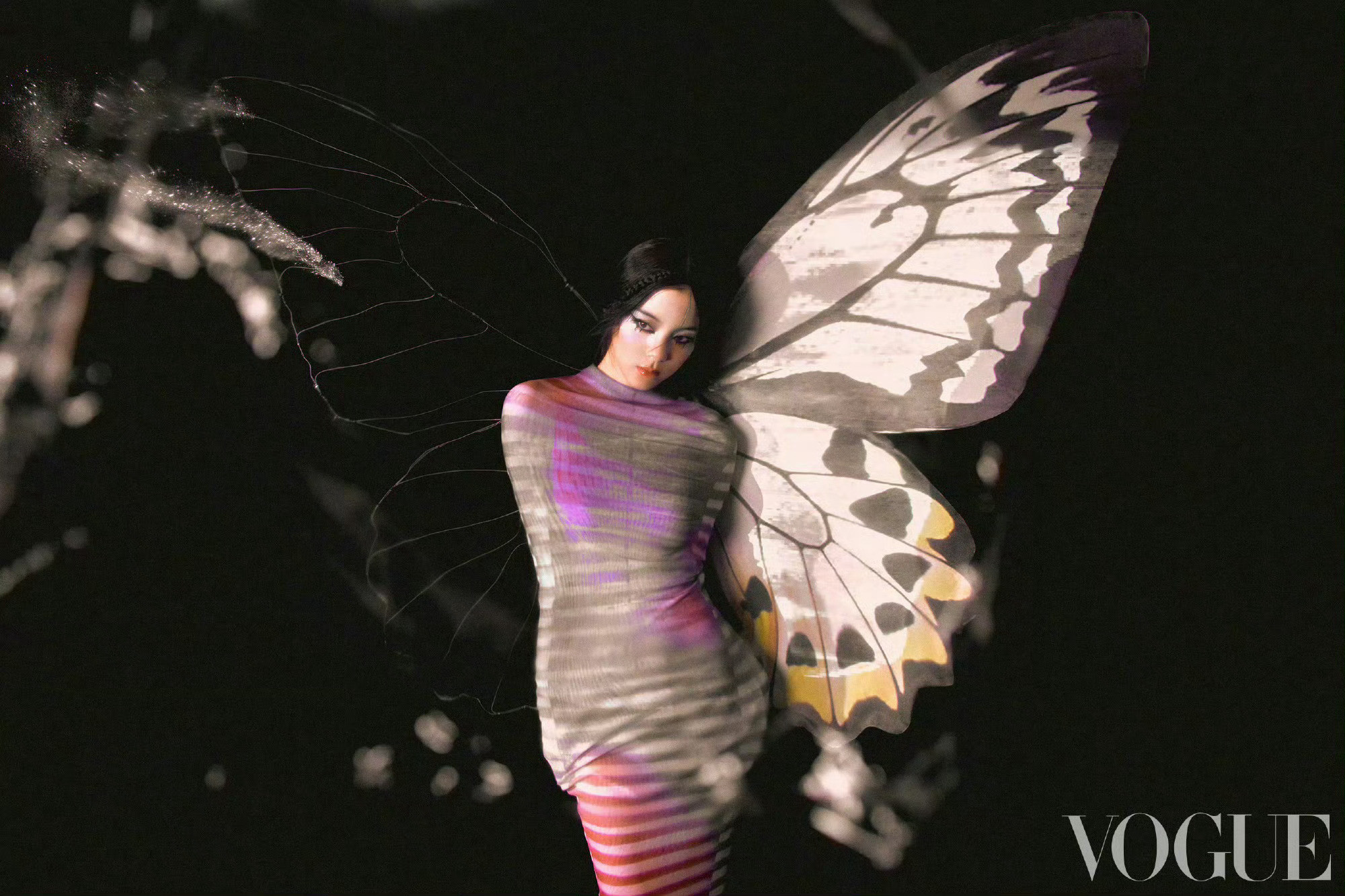 欧阳娜娜VOGUE油画少女 欧阳娜娜在VOGUE镜头里也太绝了！油画质感绝了，冷