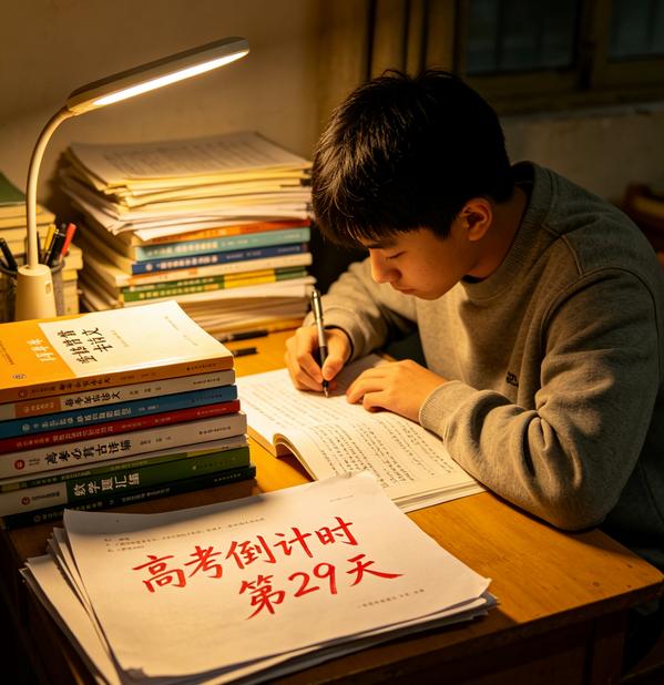 距2026年高考（6月7日）还有29天。今天：2026年5月
